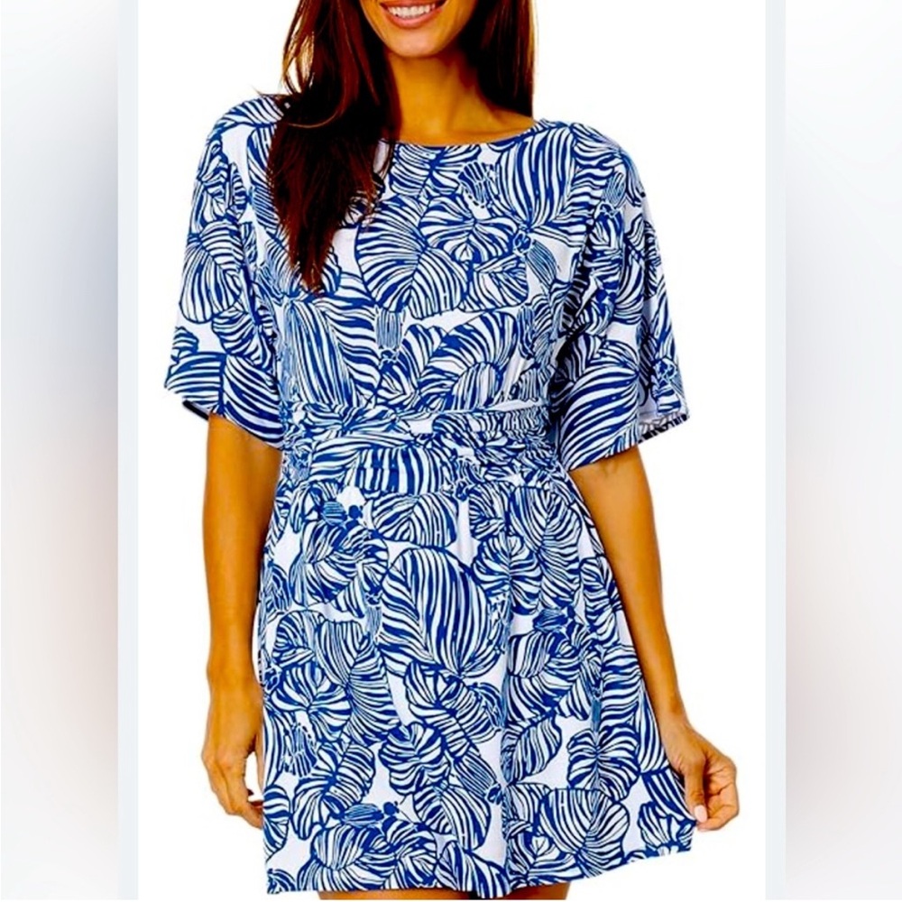 NWT Lilly Pulitzer Boat Neck Parigi Romper Size s